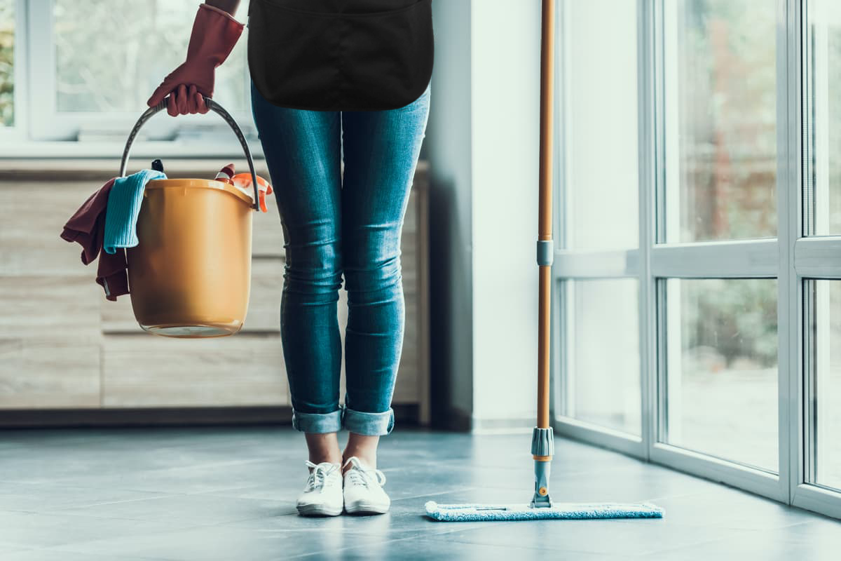 Housekeeping Housekeeper Cleaner Job Cleaning Crew' Tote Bag